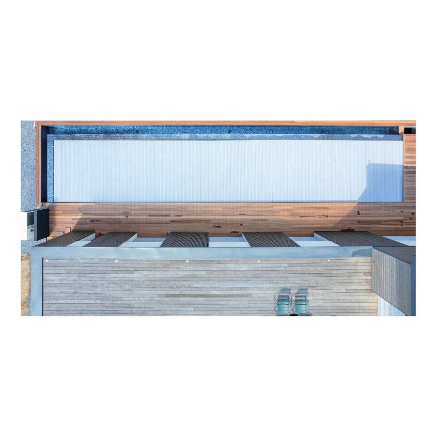 Mécanisme volet immergé Roussillon – moteur dans l'axe – grille carrelée immergée – largeur ≤ 4,07 m (071640)