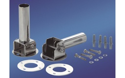 Flexinox Ancrage articulé avec brides pour échelle Ø43