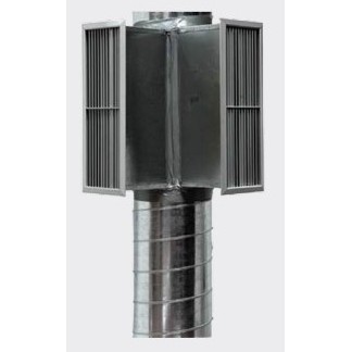 Grille de reprise ou soufflage aluminium 625 × 225 mm (500 à 1 250 m³/h)