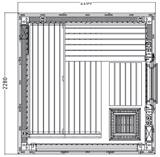 Harvia Sauna Alpina View Medium