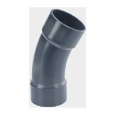 VDL Coude 30° PVC cintré (en tube)