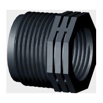 Réduction PP noir filet extérieur x filet intérieur